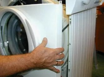 Как снять переднюю панель в стиральной машине?